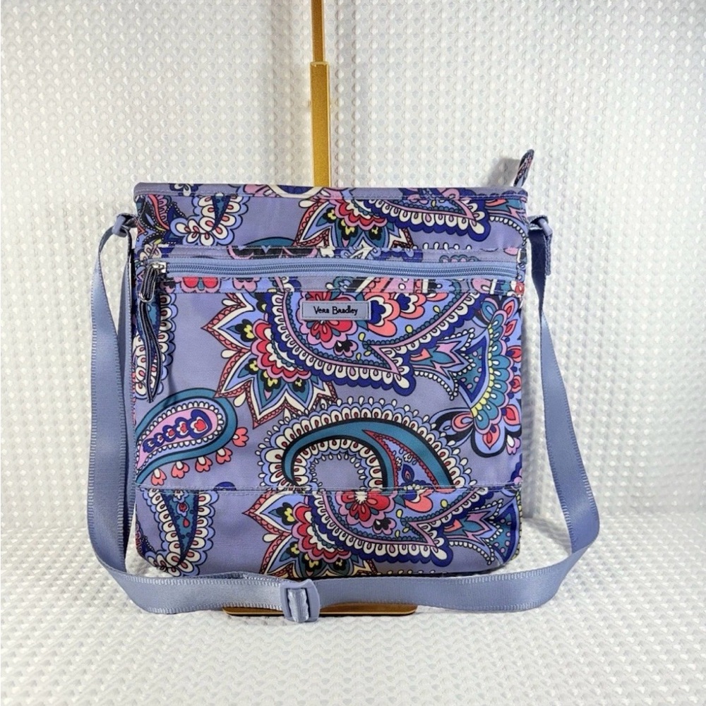 Vera Bradley Lighten Up Slim Crossbody bag "Kona Paisley" pattern